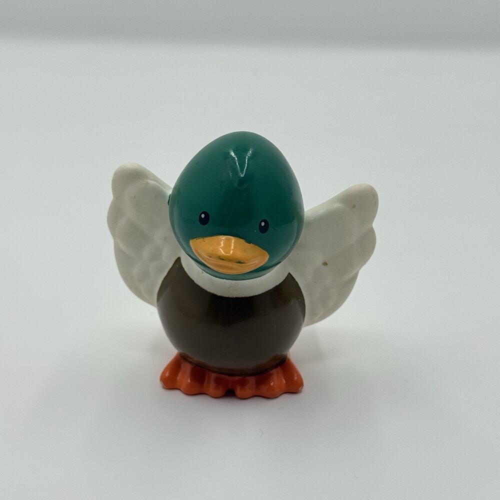 Fisher Price Little People Click Barnyard Farm Mallard Duck Duckling Goose